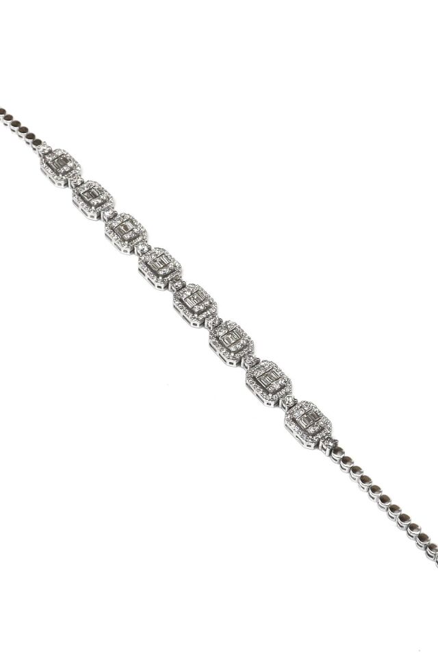 1.70 ct Baget Pırlanta Bileklik