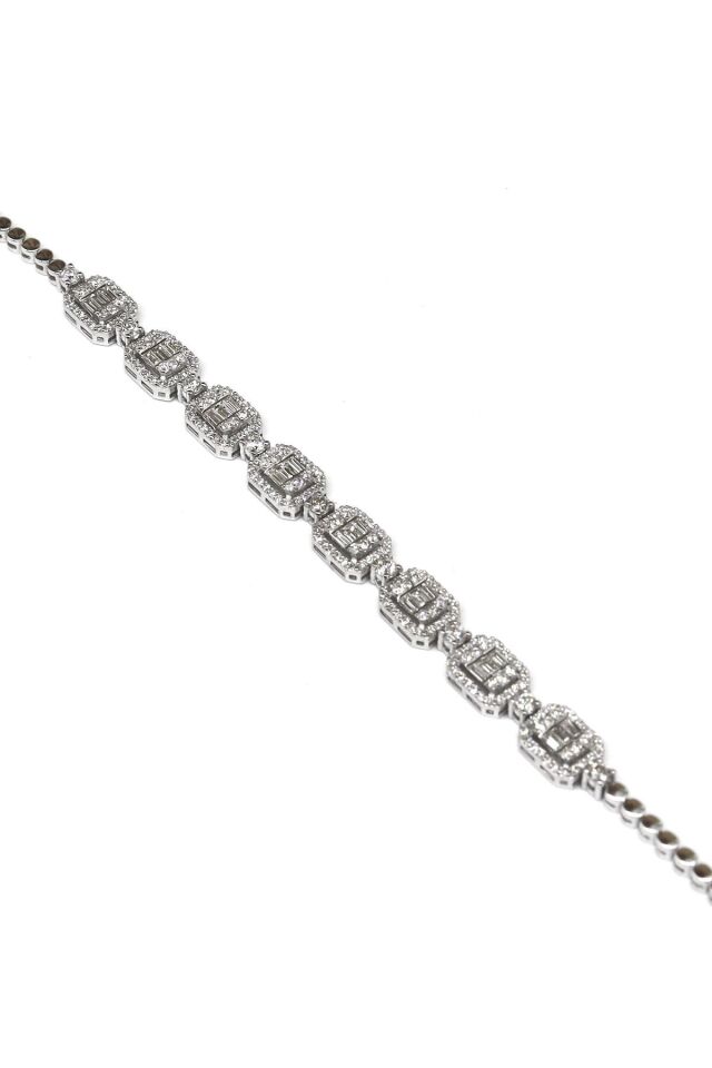 1.70 ct Baget Pırlanta Bileklik