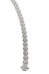 3.75 ct Baget Pırlanta Bileklik