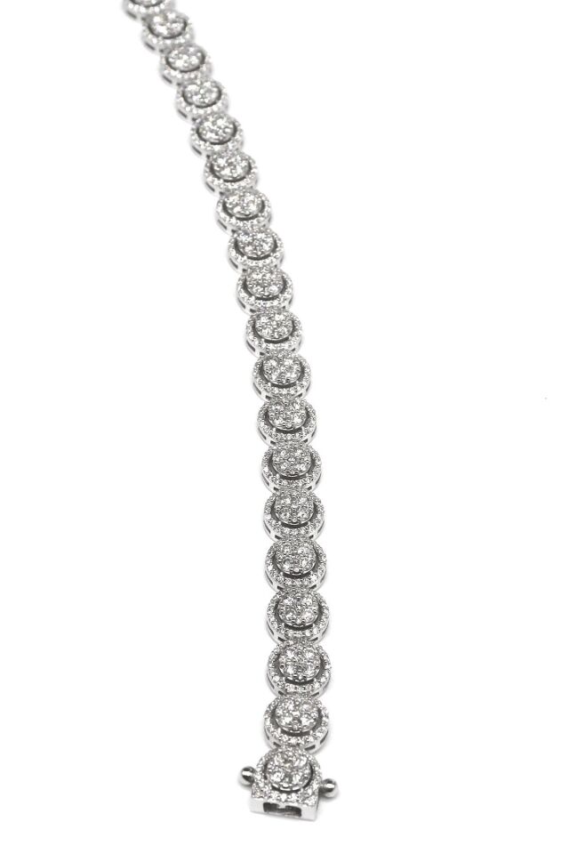 3.75 ct Baget Pırlanta Bileklik