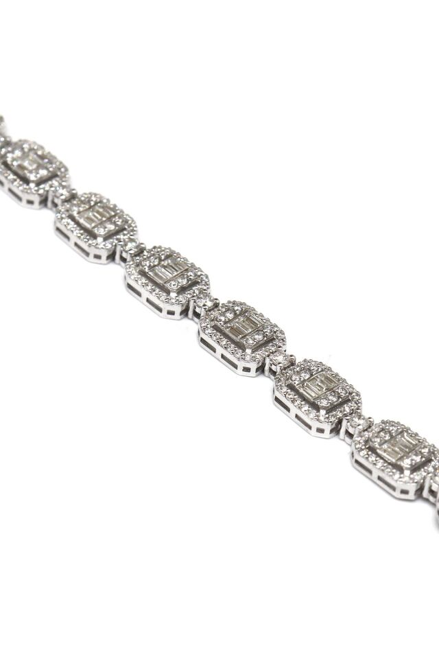 3.55 ct Baget Pırlanta Bileklik