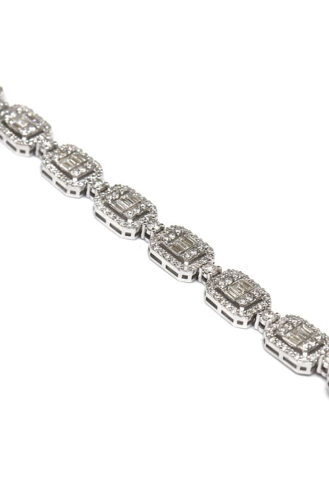 3.55 Ct Baget Pırlanta Bileklik