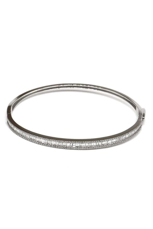4.00 Ct Baget Pırlanta Bileklik