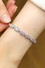 1.45 ct Baget Pırlanta Bileklik