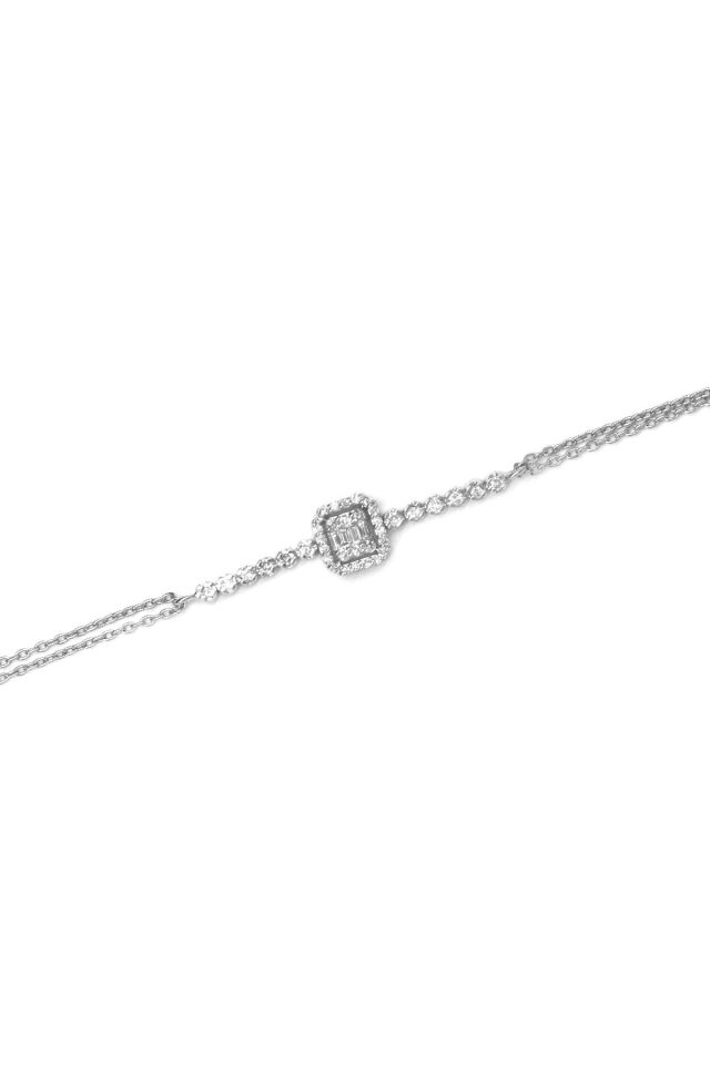 0.40 ct Baget Pırlanta Bileklik