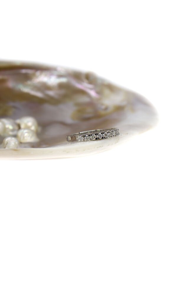 0.50 Ct Yarımtur Pırlanta Yüzük