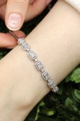 1.35 ct Baget Pırlanta Bileklik