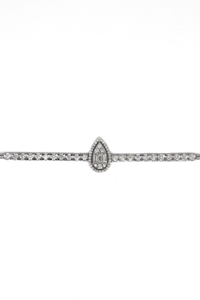 1.45 Ct Damla Coronet Pırlanta Bileklik