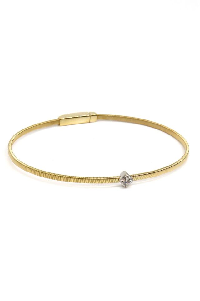 0.08 Ct Tasarım Pırlanta Kelepçe