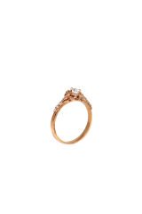 Vintage Beyaz Topaz & Pırlanta Yüzük