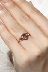 Vintage Turmalin & Pırlanta Yüzük