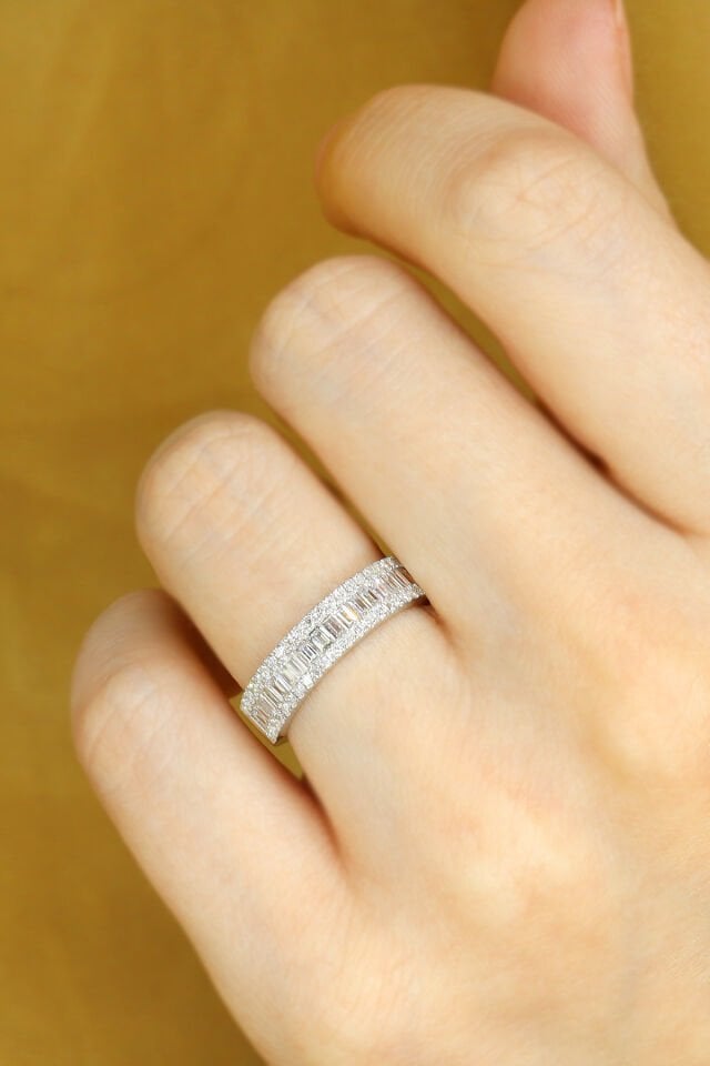 1.00 ct Yarımtur Pırlanta Yüzük