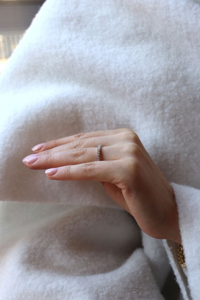 0.30 Ct Yarımtur Pırlanta Yüzük