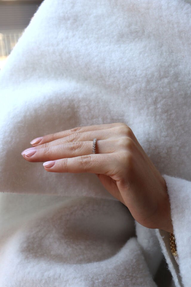0.30 Ct Yarımtur Pırlanta Yüzük