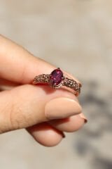 Vintage Garnet Yüzük