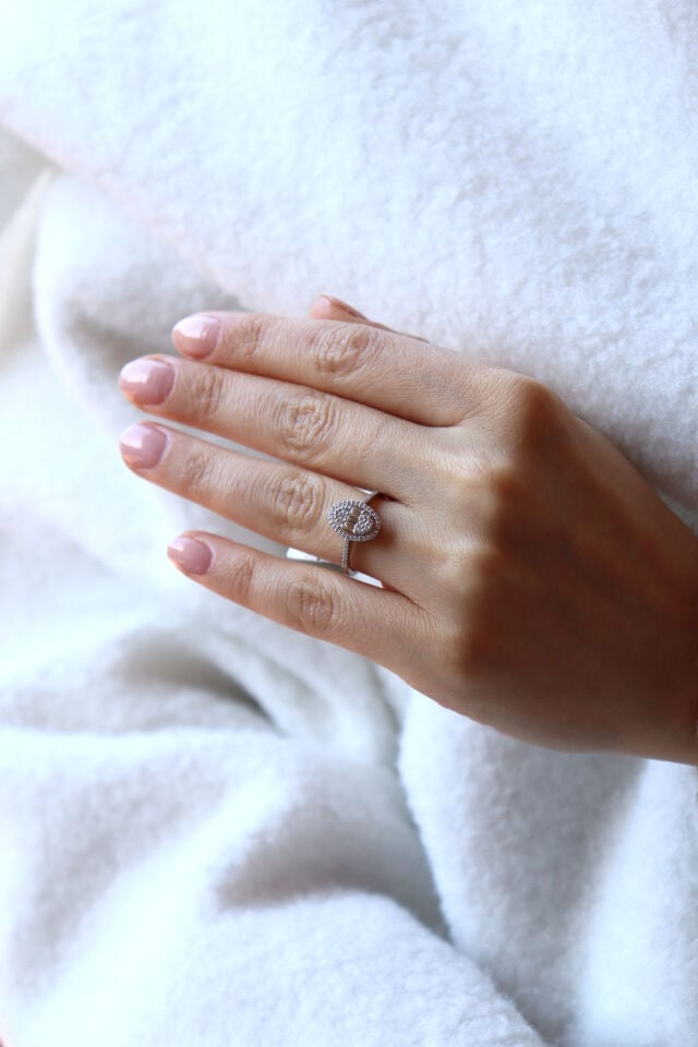 0.50 Ct Baget Pırlanta Yüzük