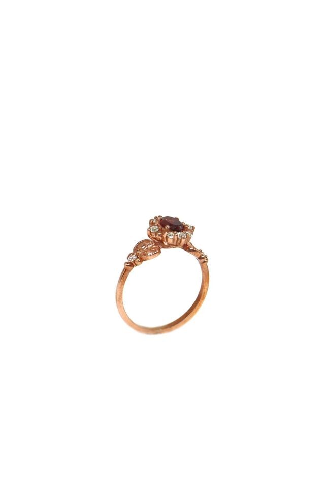 Vintage Garnet & Pırlanta Yüzük