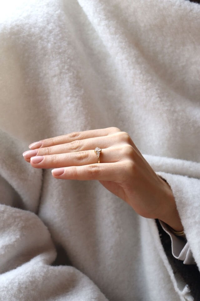 0.55 Ct Vintage Tasarım Pırlanta Yüzük