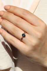 Vintage London Blue Yüzük