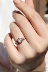 Vintage Opal & Pırlanta Yüzük