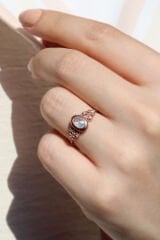 Vintage Opal & Pırlanta Yüzük