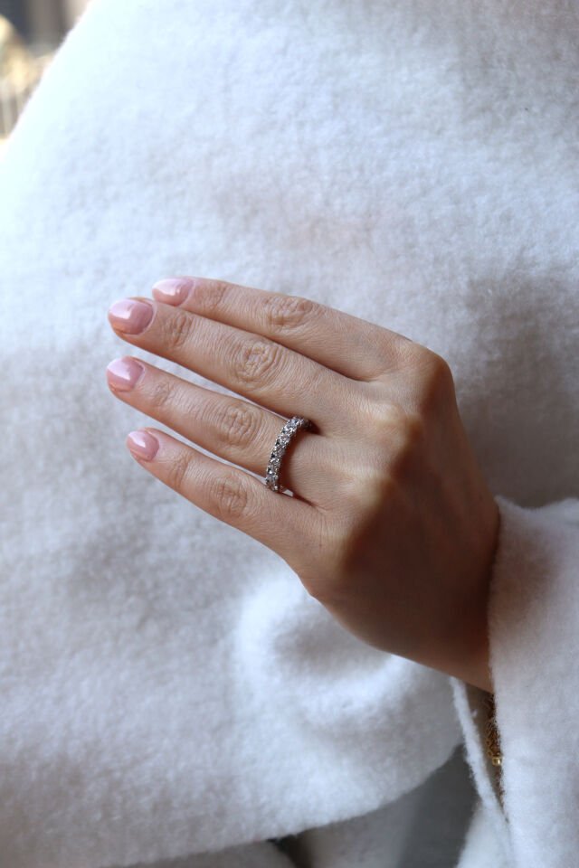 1.70 Ct Yarımtur Pırlanta Yüzük