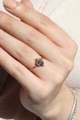 Vintage Moss Agate & Pırlanta Yüzük