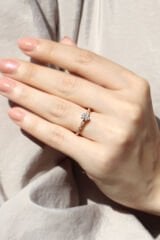 Vintage Oval Pırlanta Yüzük