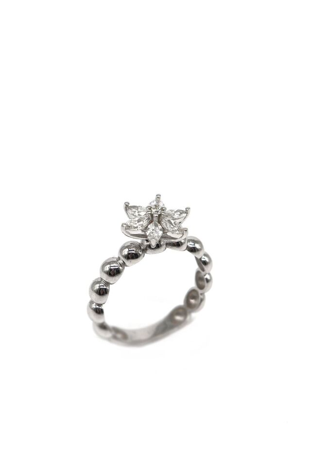 Markiz Çiçek Pırlanta Yüzük