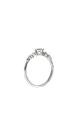 Vintage Asimetri Pırlanta Yüzük