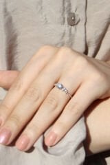 Vintage Asimetri Pırlanta Yüzük