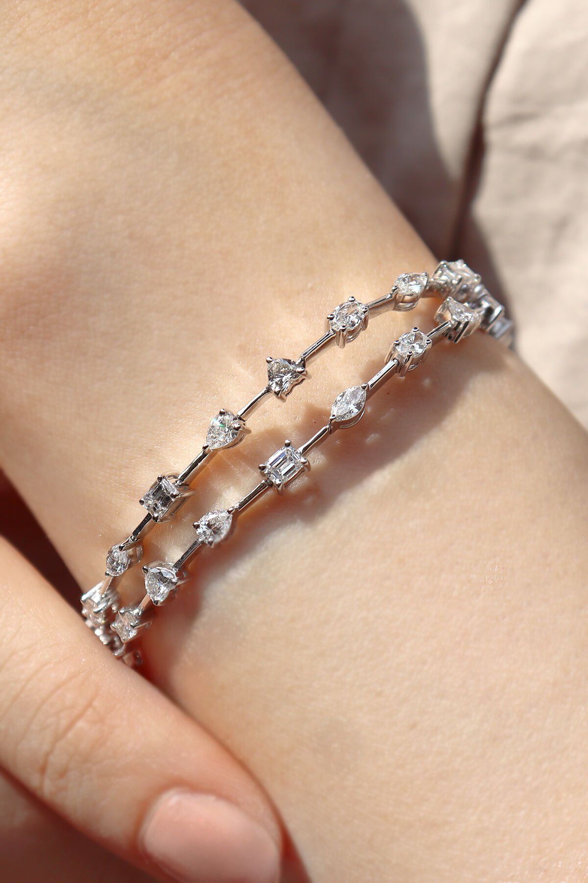 Emerald & Pırlanta Bileklik