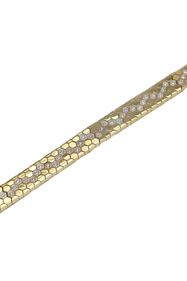 0.50 Ct Petek Pırlanta Bileklik