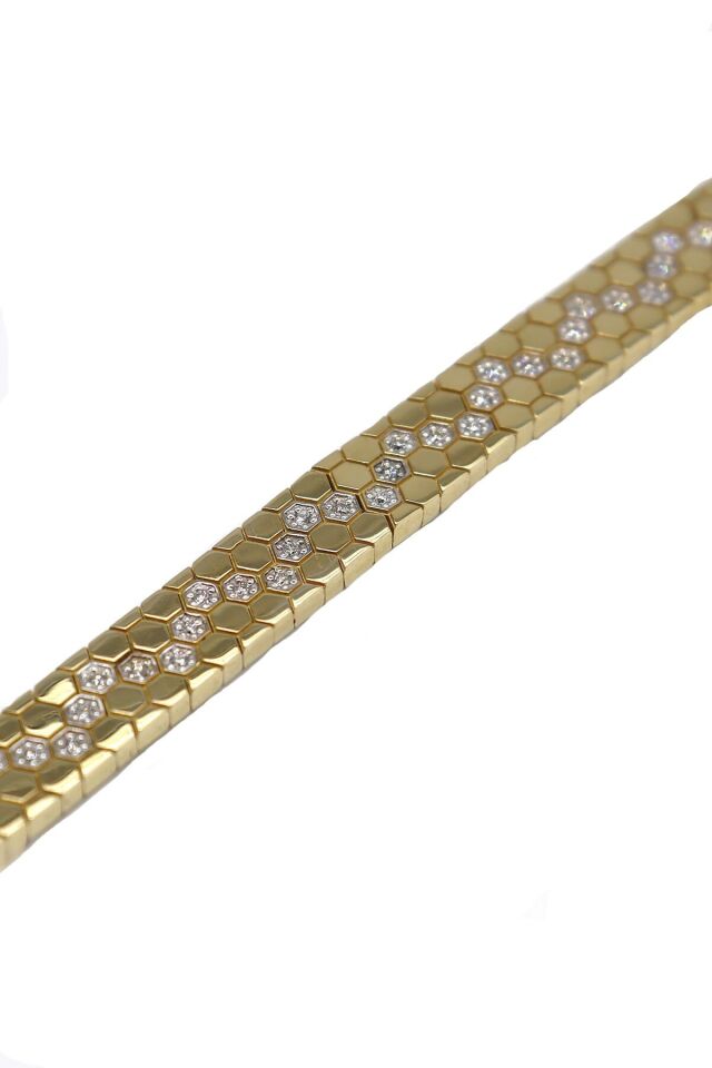 0.50 Ct Petek Pırlanta Bileklik