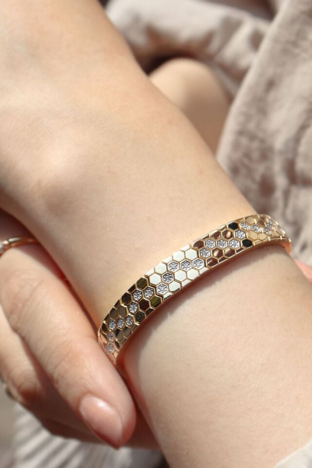 0.50 ct Petek Pırlanta Bileklik