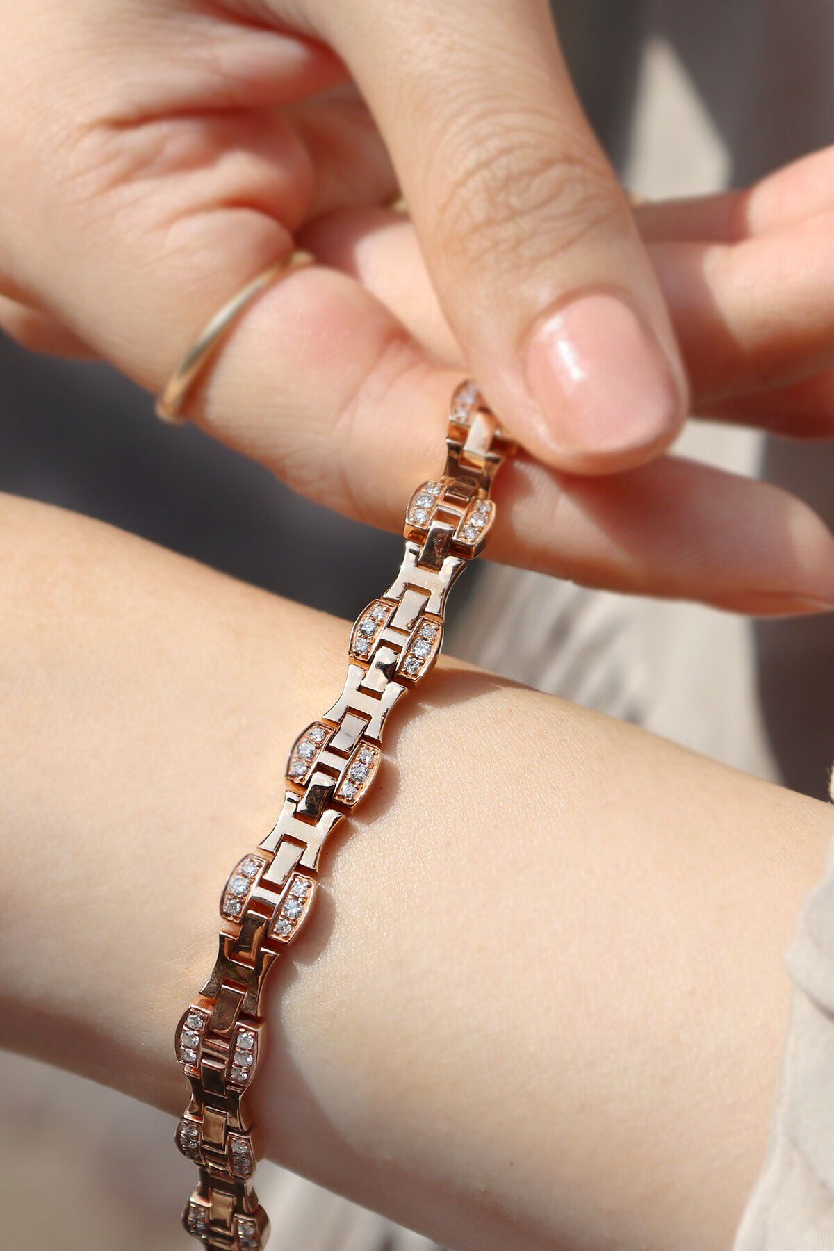 0.95 Ct Pırlanta Diana Bileklik