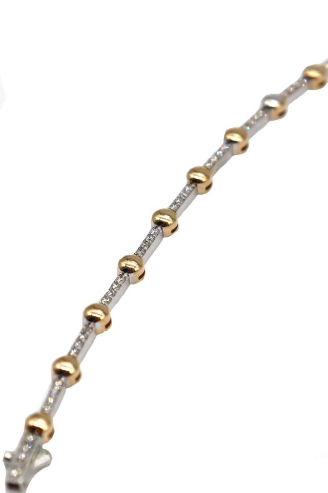0.70 Ct Pırlanta Suyolu Bileklik