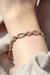 Tasarım Zincir Pırlanta Bileklik