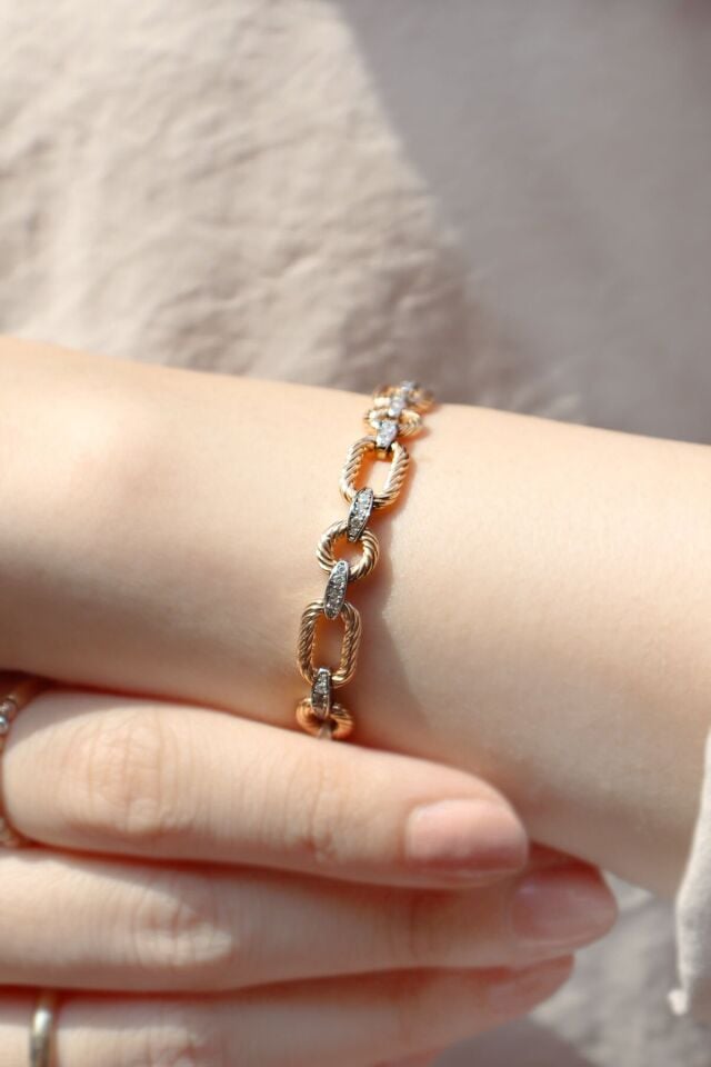0.60 Ct Zincir Pırlanta Bileklik