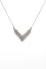 Asimetri Baget Pırlanta Kolye