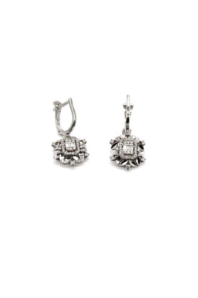 0.60 ct Kalemli Baget Pırlanta Kolye