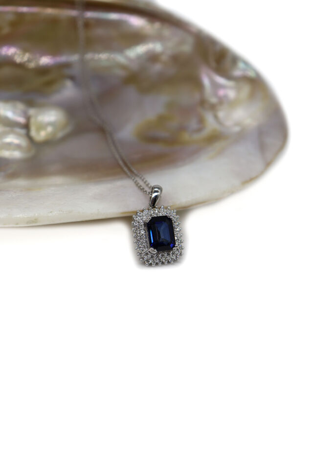 Safir Emerald Pırlanta Kolye