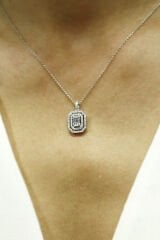 Baget Pırlanta Kolye