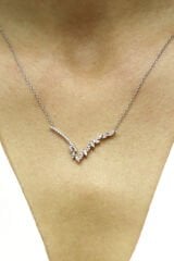 Markiz Pırlanta Kolye