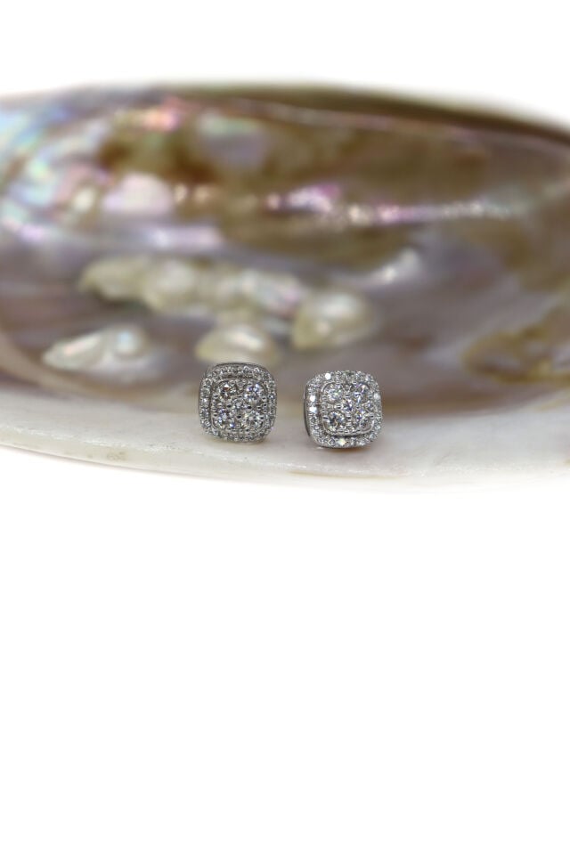0.90 Ct Coronet Pırlanta Küpe