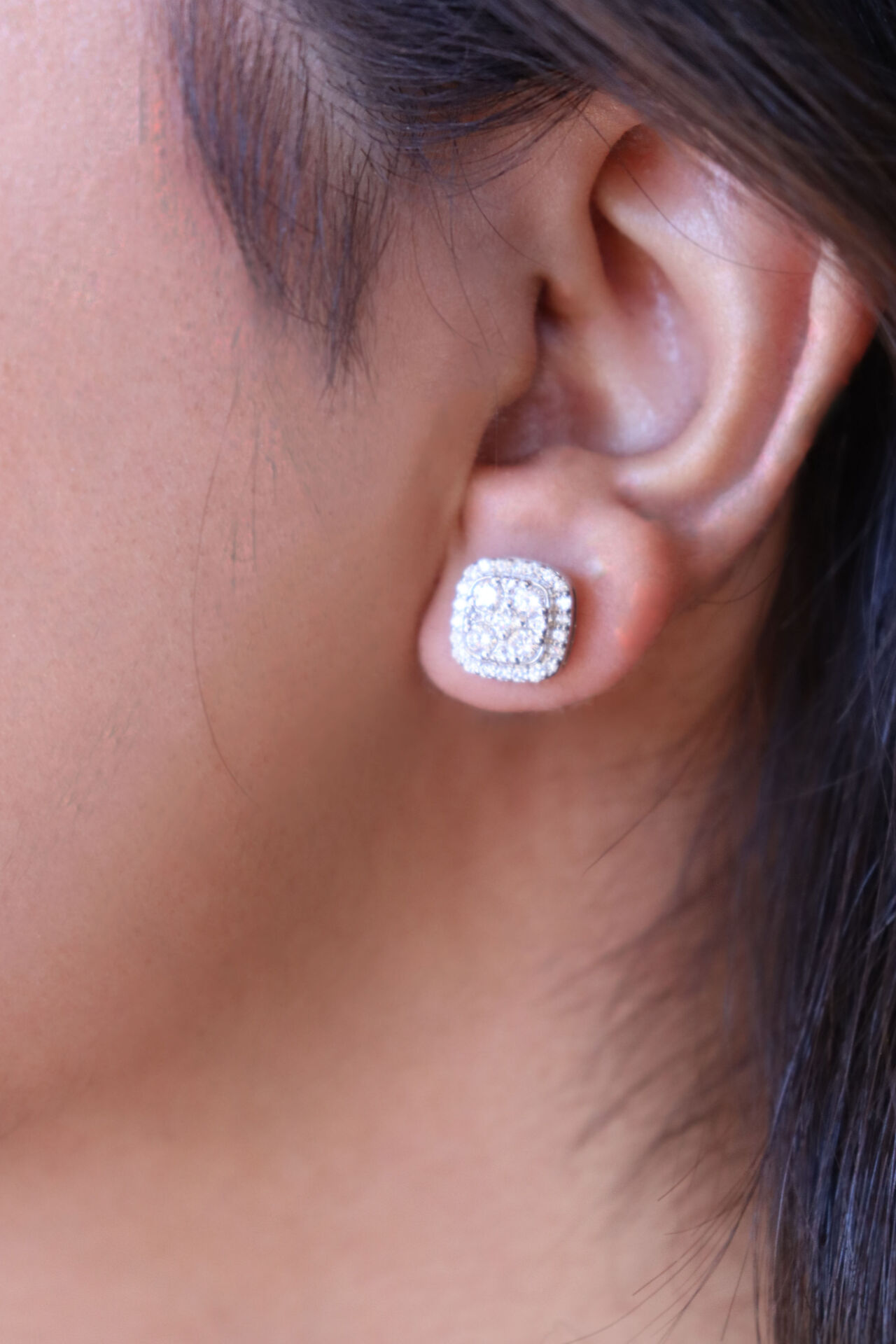 0.90 Ct Coronet Pırlanta Küpe