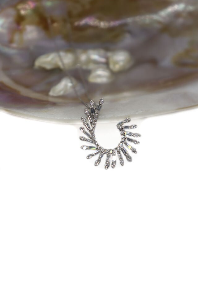 1.10 Ct Pırlanta Baget Kolye