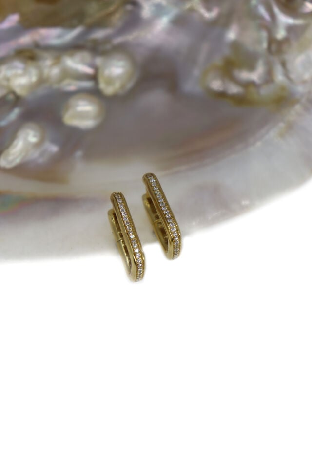 0.30 Ct  Tasarım Pırlanta Küpe