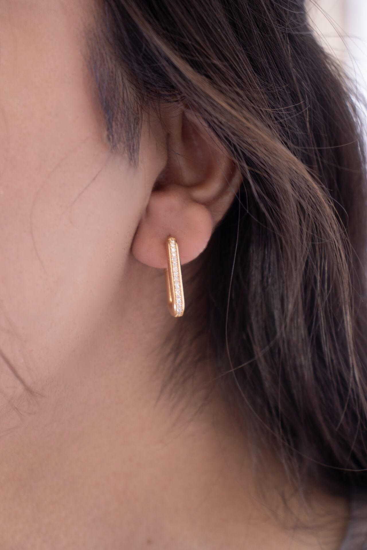 0.30 Ct  Tasarım Pırlanta Küpe