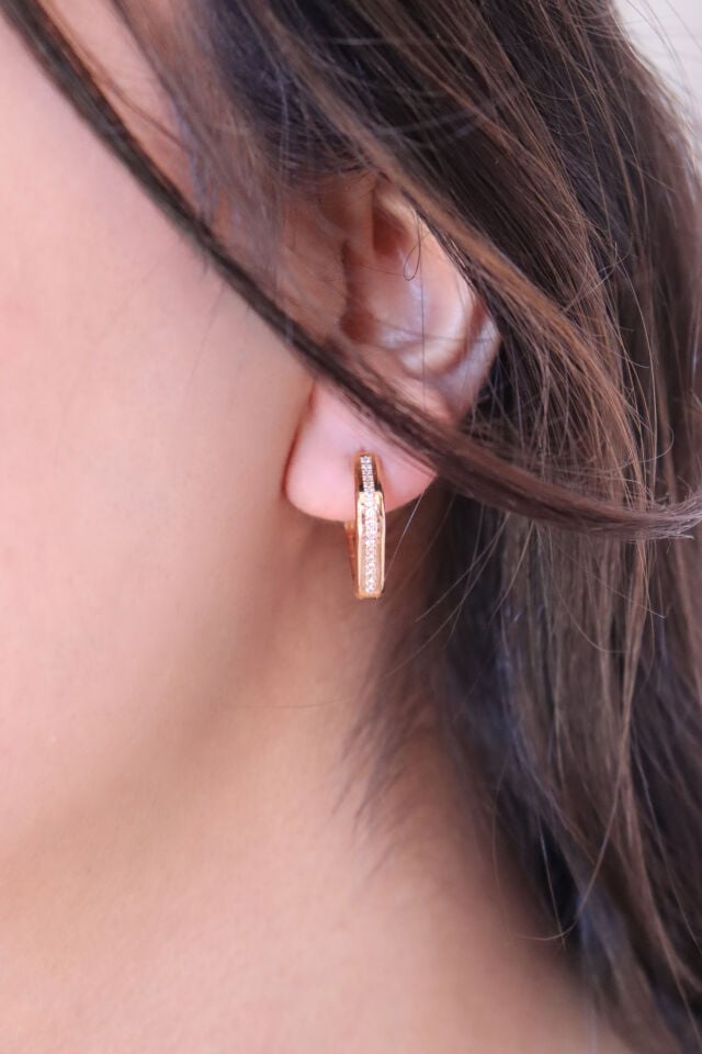 0.20 Ct Tasarım Pırlanta Küpe
